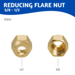 Reducing Nut 5/8 x1/2 (10 pcs)