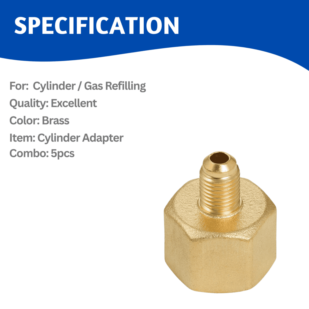 Cylinder Adapter 5/8 x 1/4 (5 pcs)