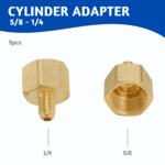 Cylinder Adapter 5/8 x 1/4 (5 pcs)
