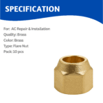 5 8 Flare Nut 5/8 (10 pcs)