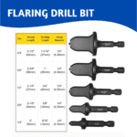 Copper Flaring Drill Bit (5 Pcs)