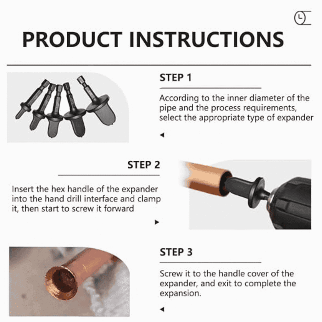 Copper Flaring Drill Bit (5 Pcs)