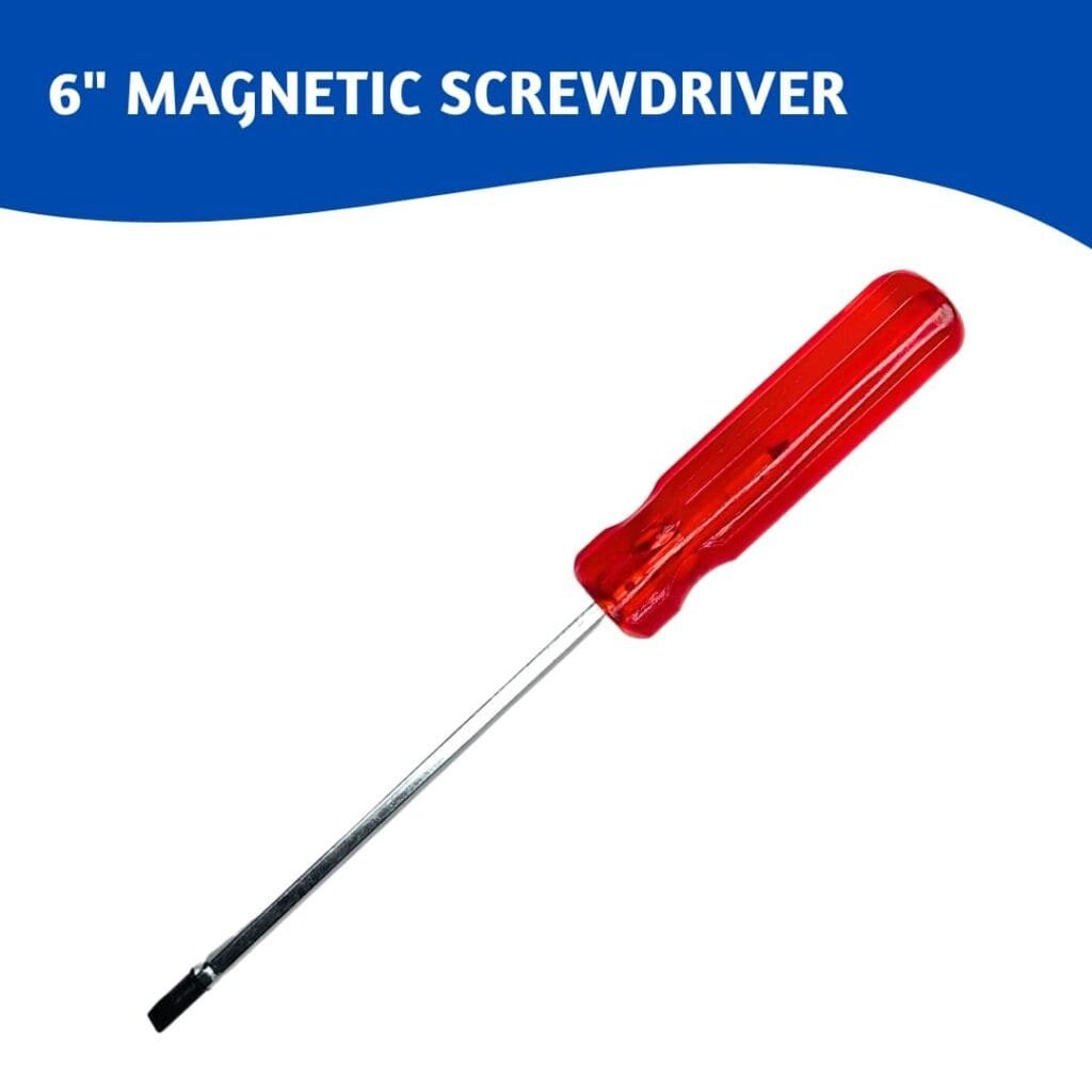 Red Screwdriver 6″ (2in1 Magnetic)