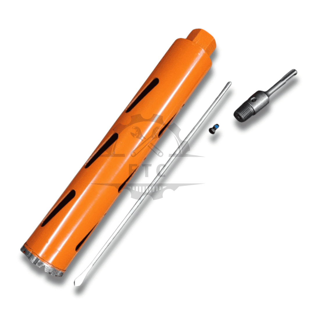 Core Drill 63mm Long (With Adapter & Rod)