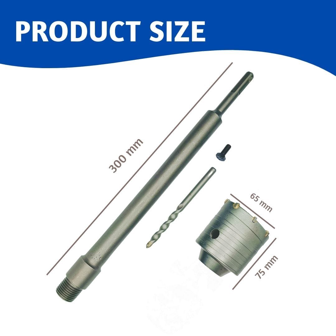 Concrete Hole Saw Set 65mm