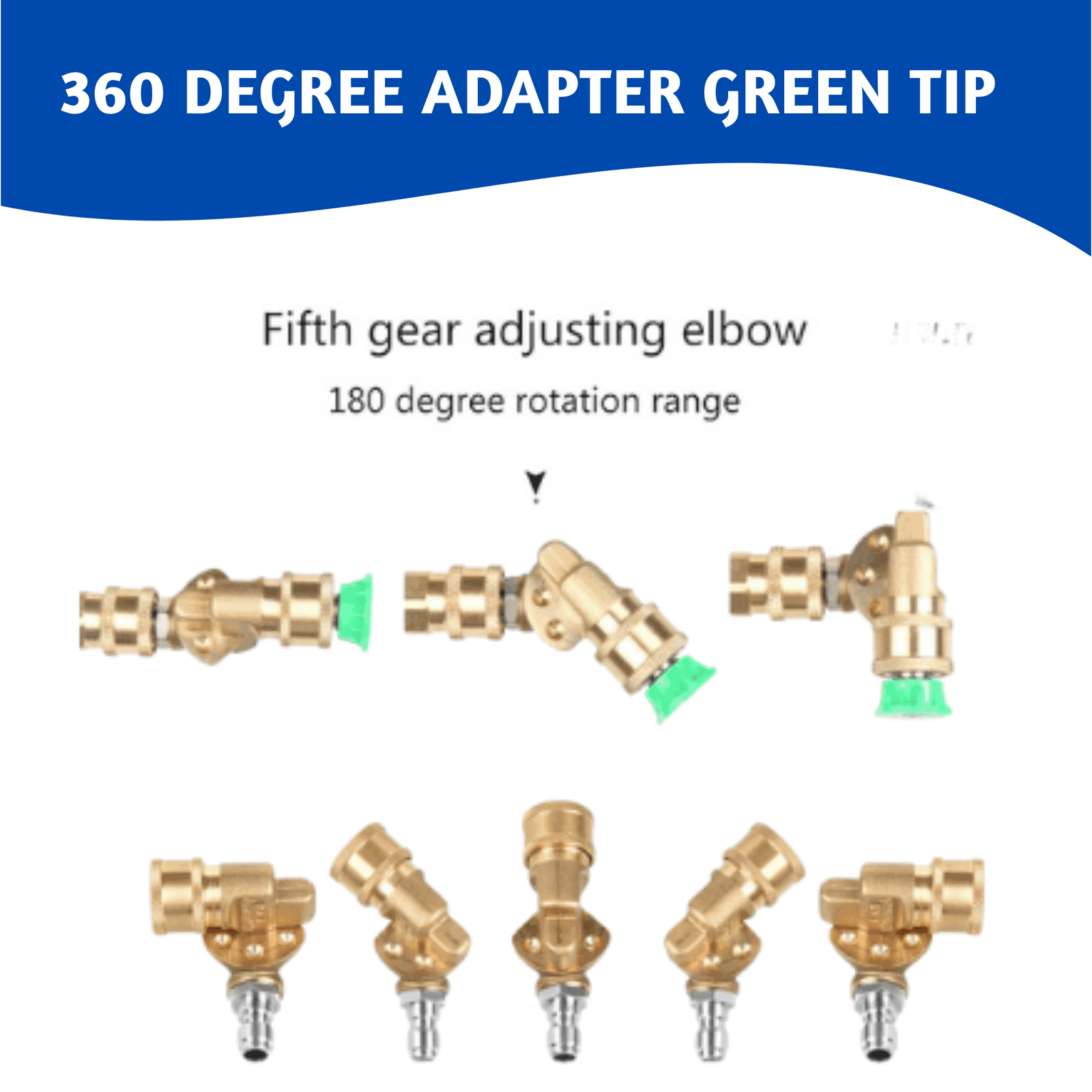 Pressure Washer Pivoting Coupler 360 Degree - Image 3