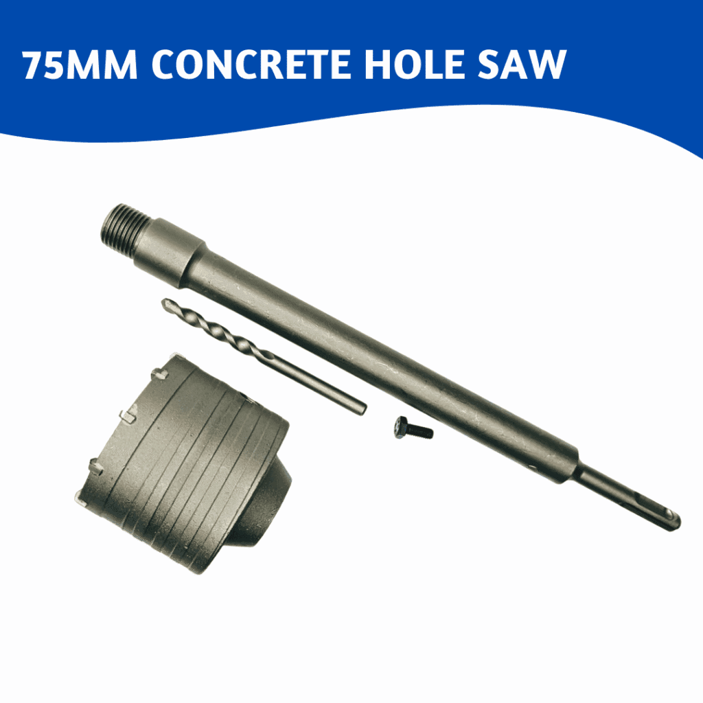 Concrete Hole Cutter Set 75mm