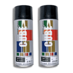 Paint Spray Bottle Cube Matte Black (2 pcs)
