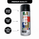 Paint Spray Bottle Cube Matte Black (2 pcs)