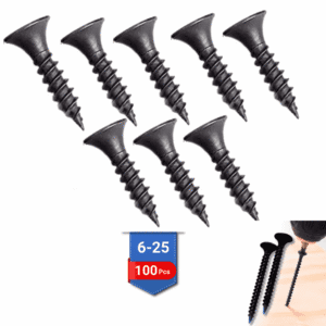 Self Drilling Screws 6×25 (100 Pcs)