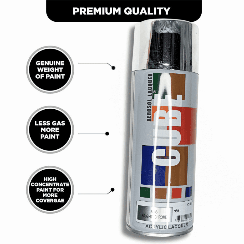 Bright Chrome Spray Paint