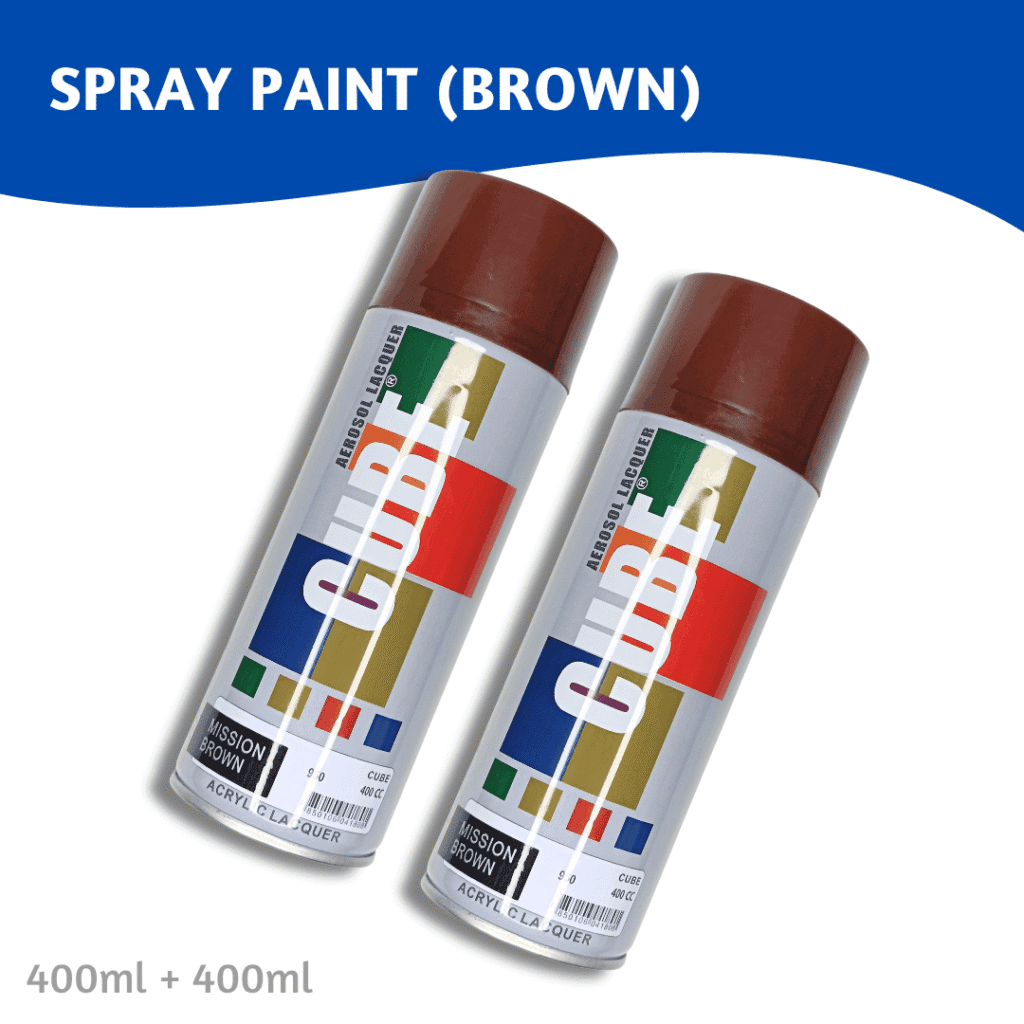 Brown Paint Spray (2 Pcs)