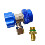 Valve AC Car Quick Coupler Blue