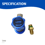 Valve AC Car Quick Coupler Blue