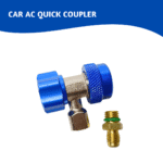 Valve AC Car Quick Coupler Blue