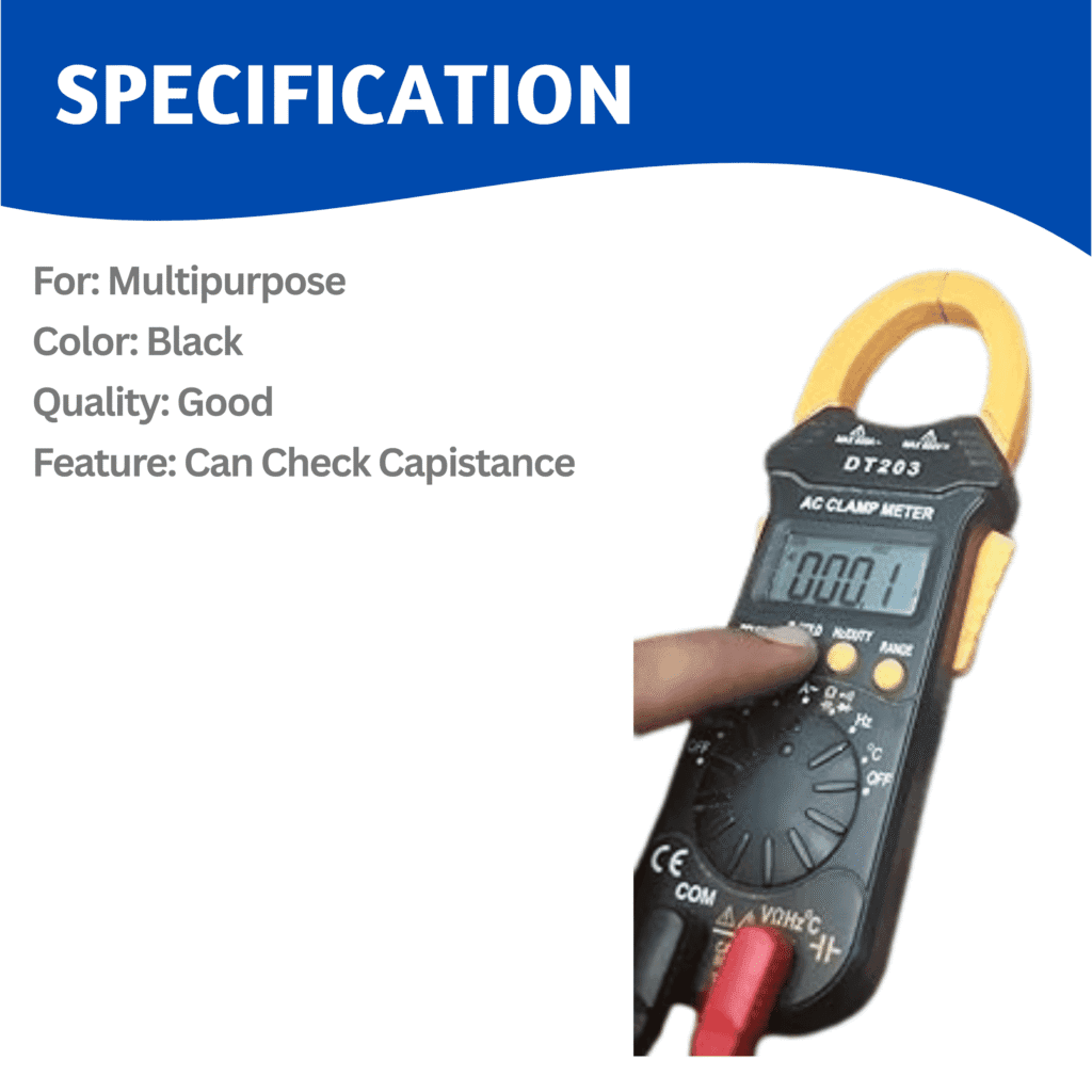 Clamp Meter Dt203