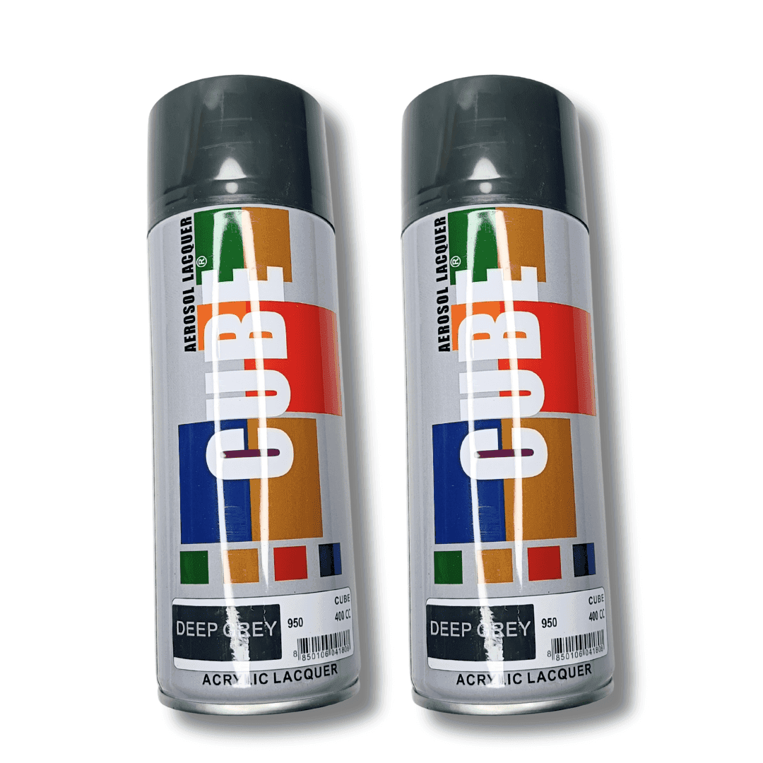 Dark Grey Paint Spray (2 Pcs)