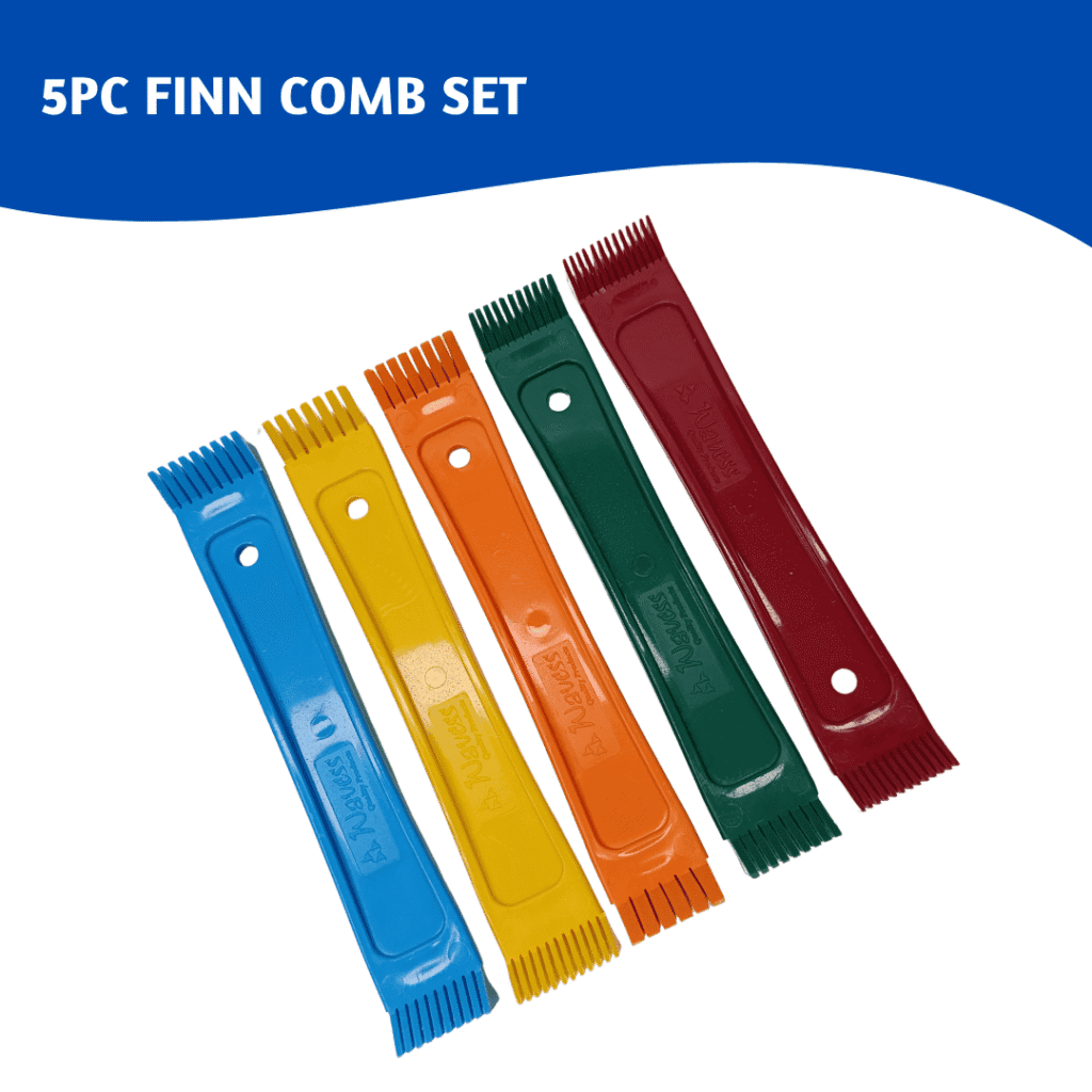 AC Fin Comb 10 Sizes Plastic