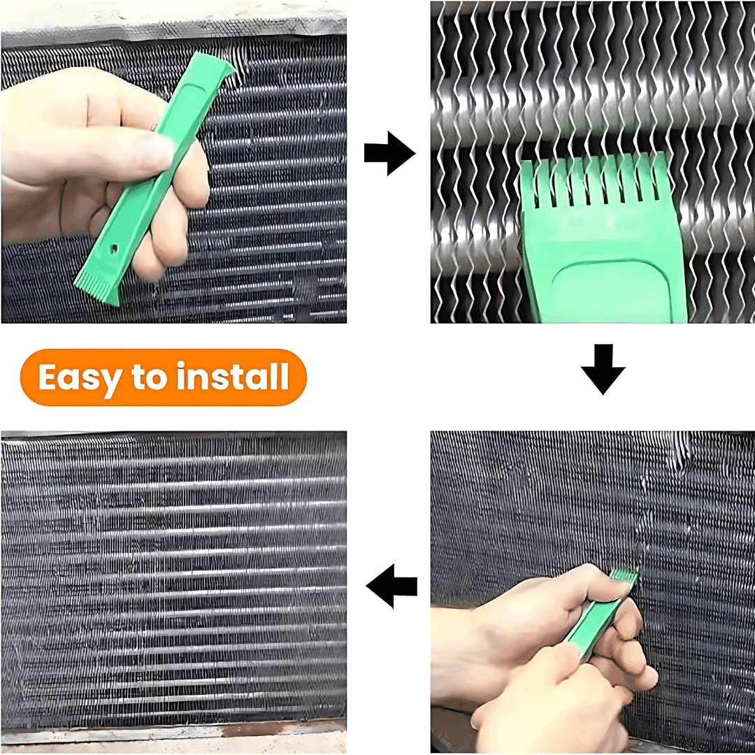 AC Fin Comb 10 Sizes Plastic
