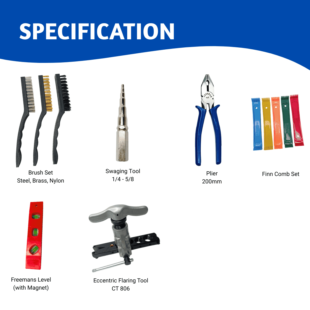 Air Conditioner Service Kit (6 Items)