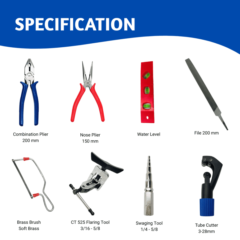 Refrigeration Tool Kit (8 Items)