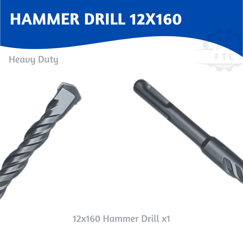 12mm Hammer Bit 12×160