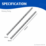Hammer Bit Set 16×450, 18×450