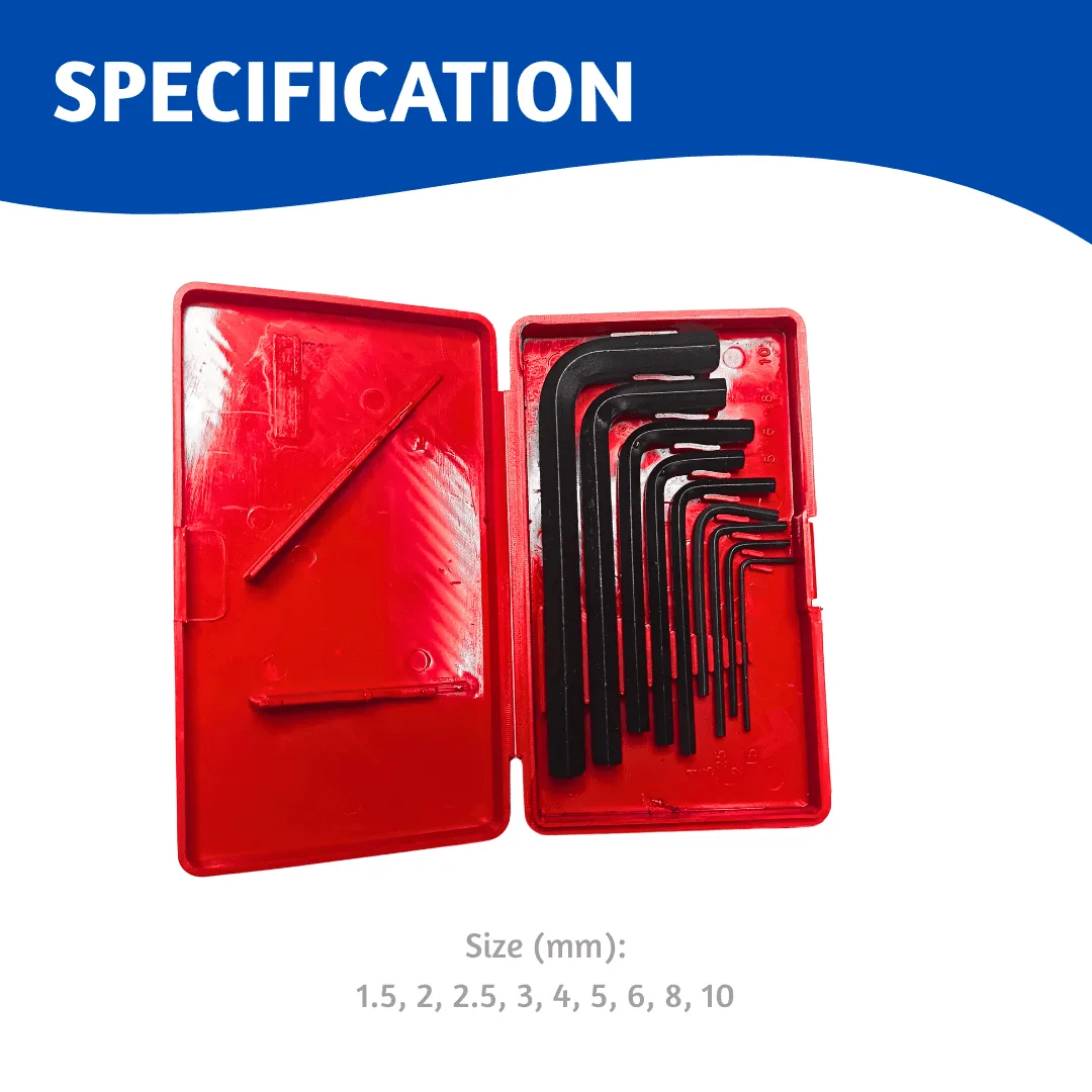 Allen Wrench Set 9pc