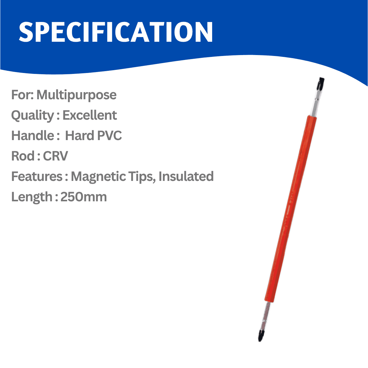 Insulated Screw Driver Multitec R6250I - Image 3