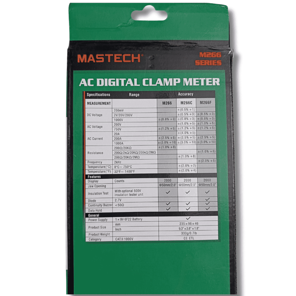 Mastech Clamp Meter M266