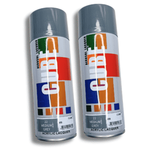 Grey Paint Spray (2 Pcs)