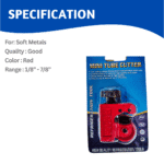 Mini Copper Cutter Red
