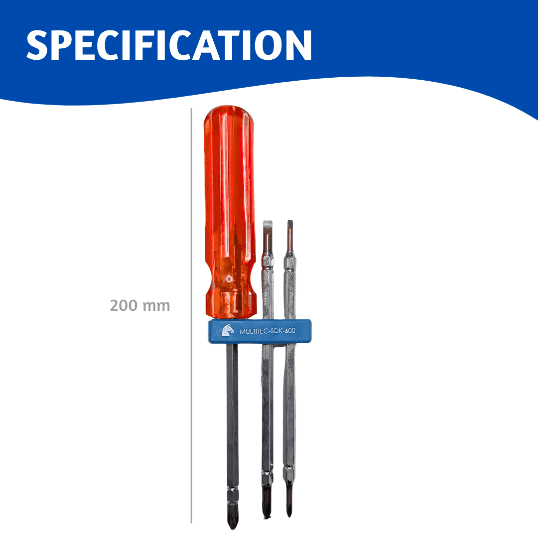 Multitec Screwdriver Set SDK 600