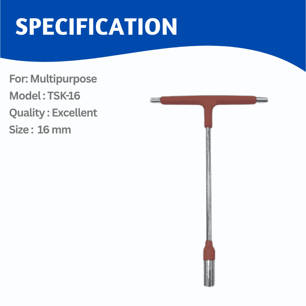 T Shaped Socket Wrench Multitec 16mm