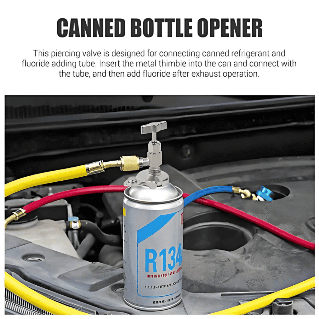 AC Refrigerant Valve 2 in 1 Open Valve