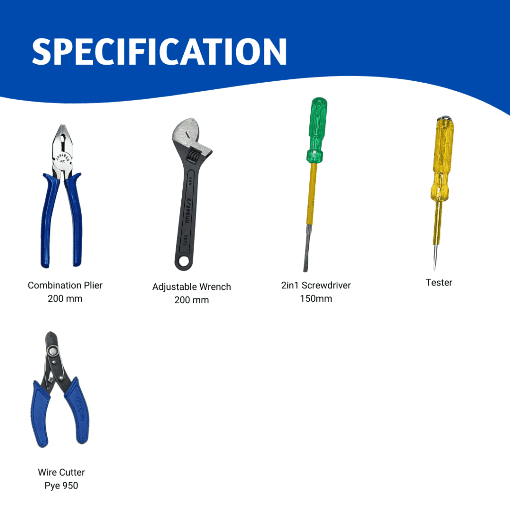 Electrician Tool Kit Pye (5 pc)