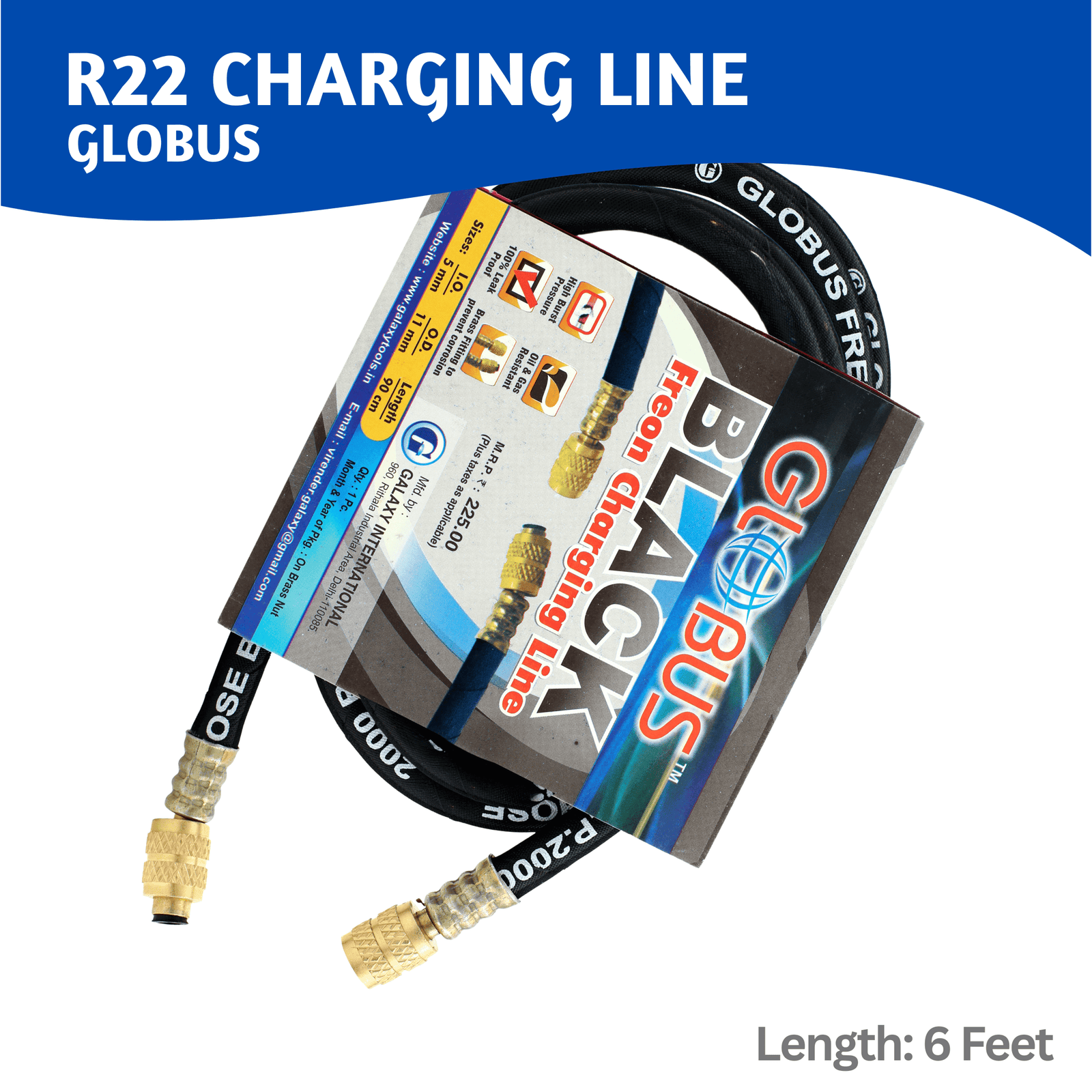 Ac Gas Charging Pipe R22 6ft