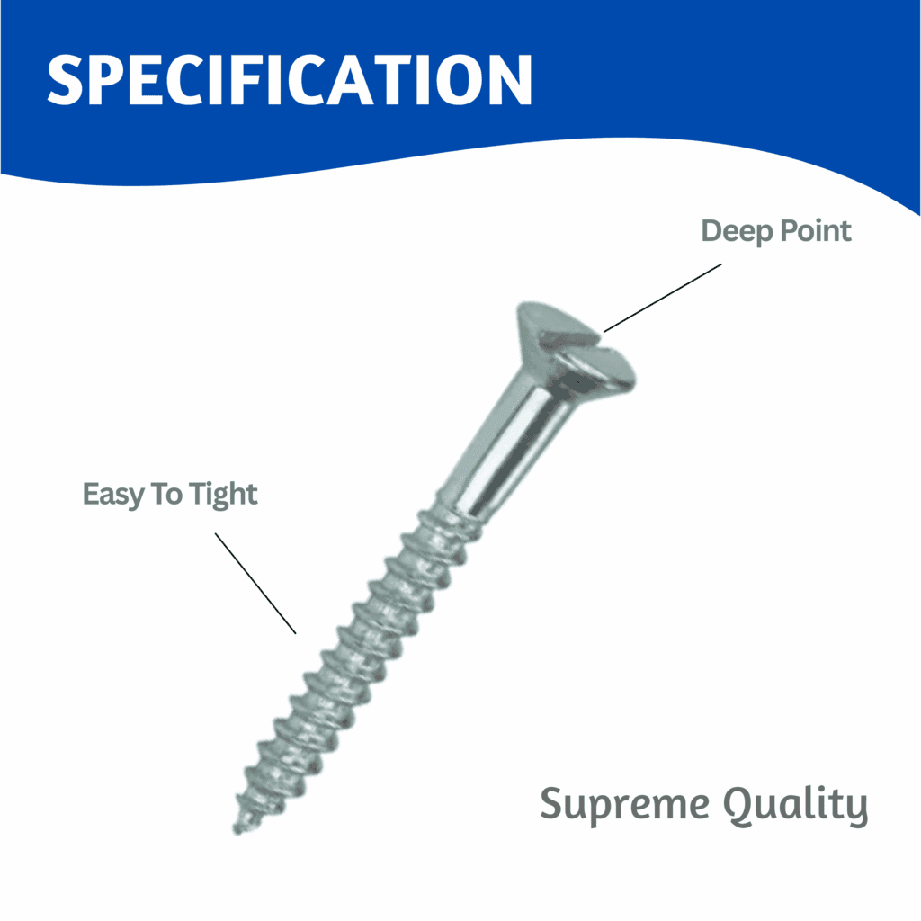 Wooden Screw Amul (300 Pcs)