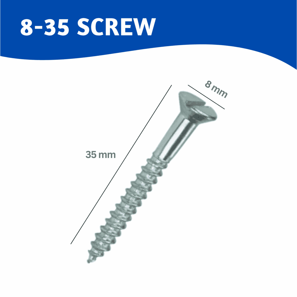 Wooden Screw Amul (300 Pcs)