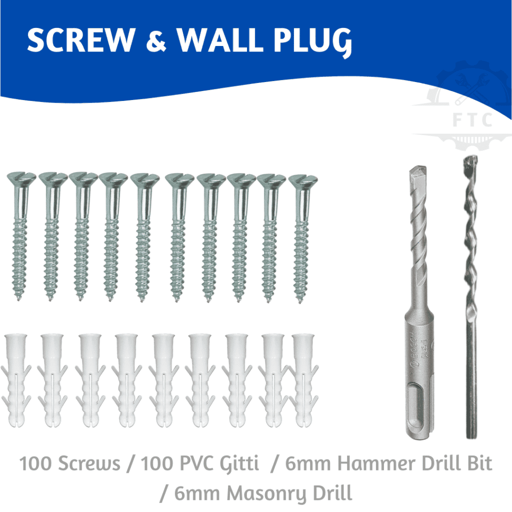 Gitti Pech (100 Pcs) + 2 Drill