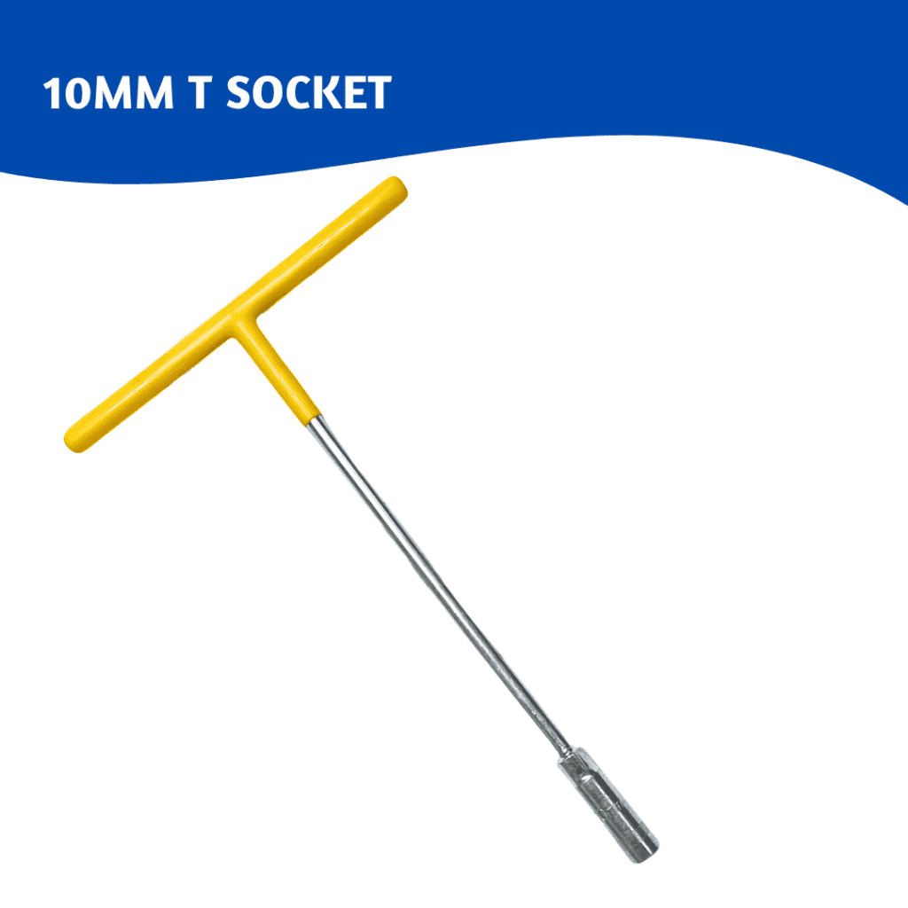 T Socket Wrench 10mm (Heavy)