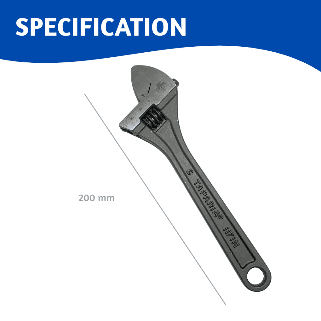 Taparia Wrench 200mm / 8 Inch