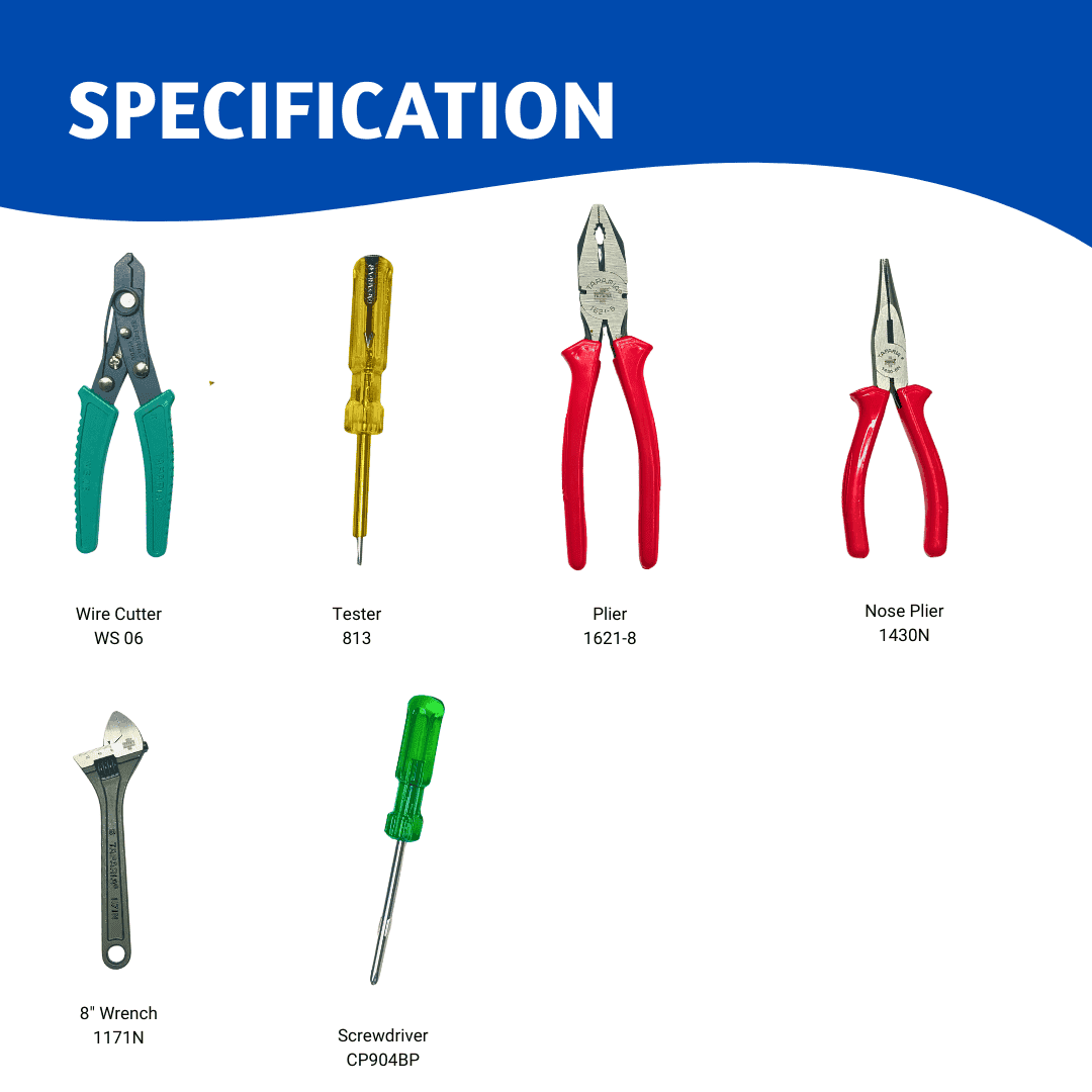 Taparia Tool Kit (6 pc)