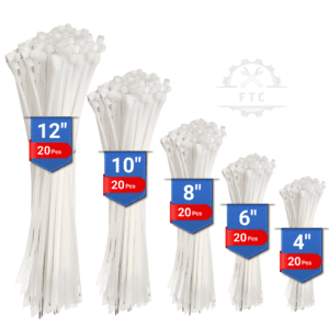 Tie Lock Combo 4″, 6″, 8″, 10″, 12″ (20pcs)