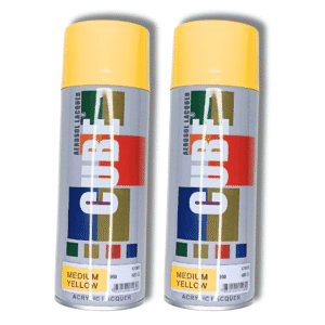 Yellow Paint Spray (2 Pcs)